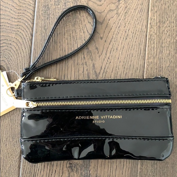 Adrienne Vittadini  Patent Wristlet - Picture 1 of 6